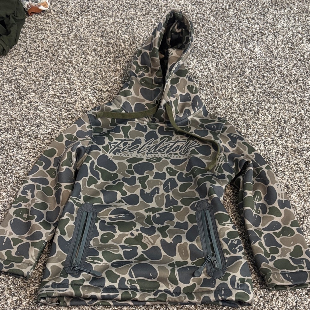 Fieldstone Kids' Camo Hoodie Jacket - Green